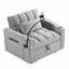 Canapé-lit convertible Canapé-lit Canapé-lit coulissant réglable Canapé-lit pliant multi-poches pour le salon Chambre à coucher Petit espace, Canapé-lit 3-en-1-119312334