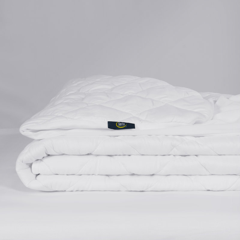 Simply Clean Triple Action Polyester Mattress Pad, Queen
