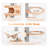 62" H Pure Solid Wood Multi-Nest Cat Climbing Frame with Toys