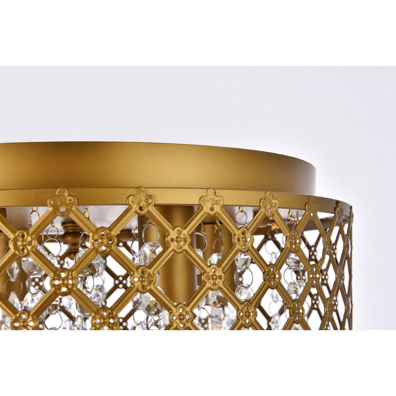 Mcnemar Flush Mount, Brass