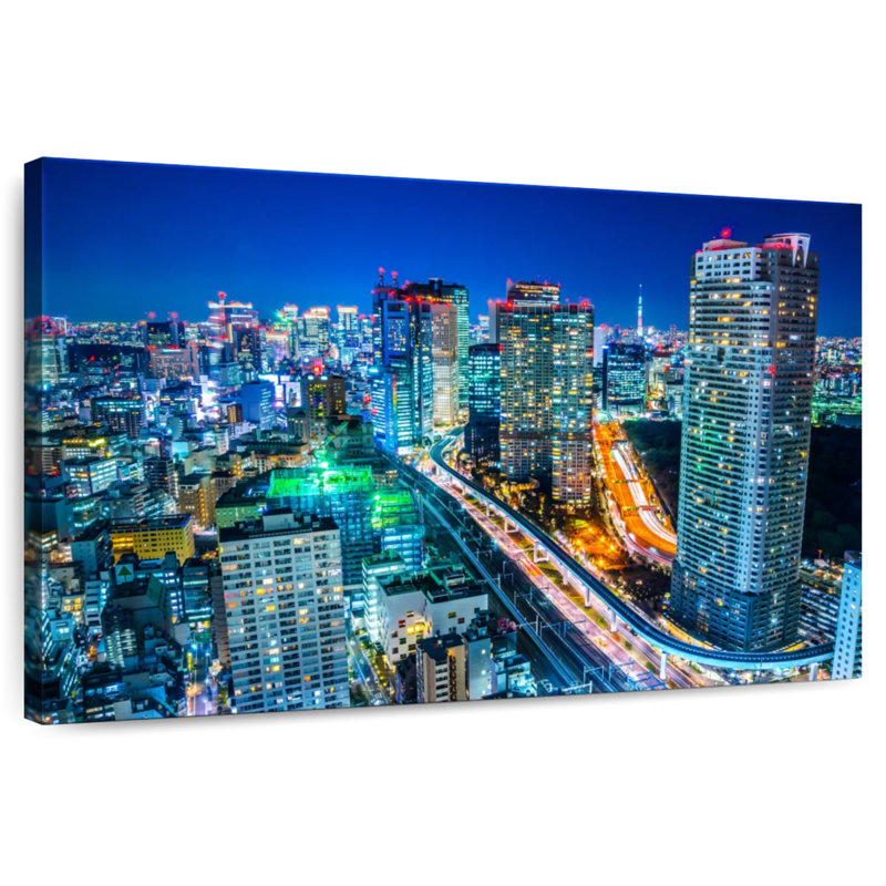 Sireci Bustling Tokyo, 8" H x 12" W