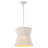 Alora Rattan and Iron Pendant