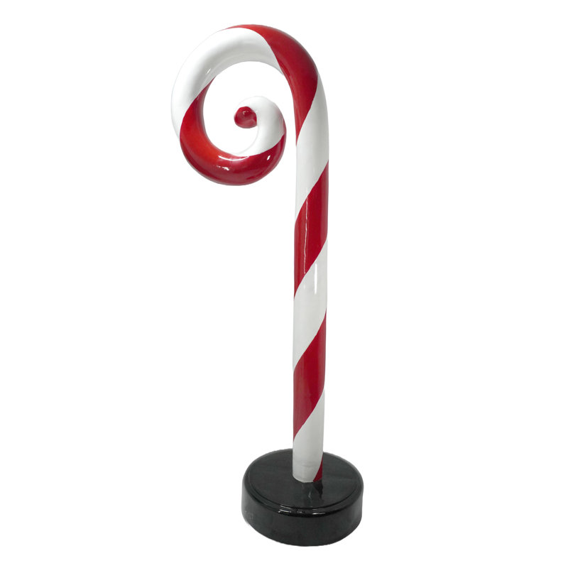 Holiday Swirl Candy Cane Display 98h