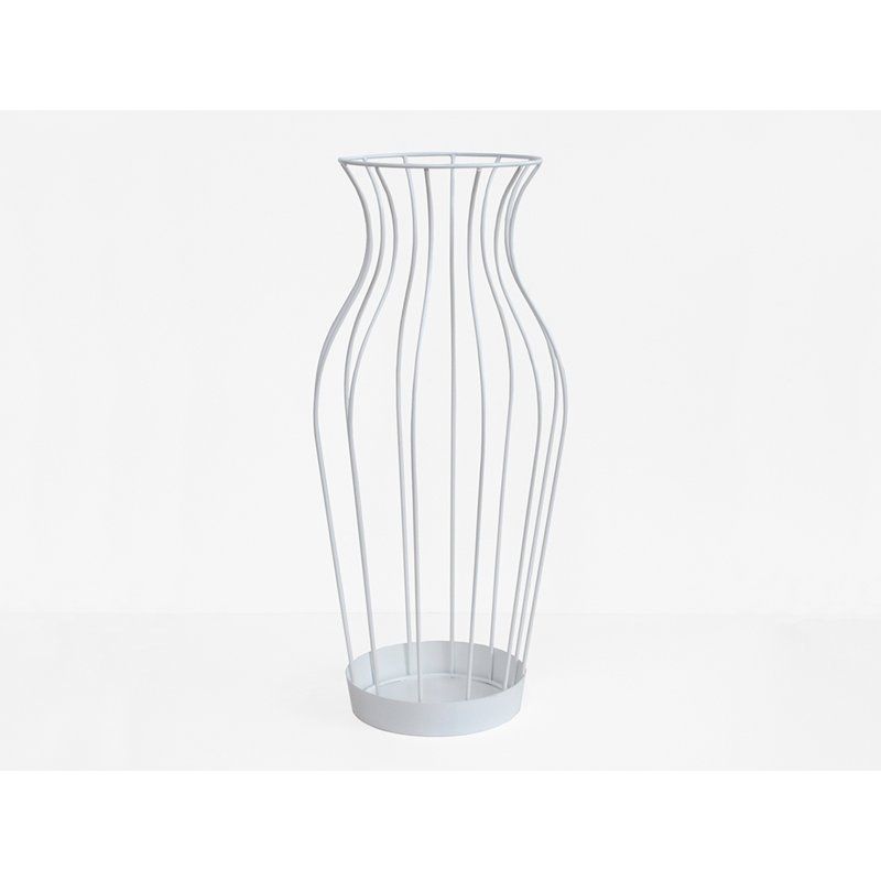 Hillhurst Metal Freestanding Umbrella Stand, White