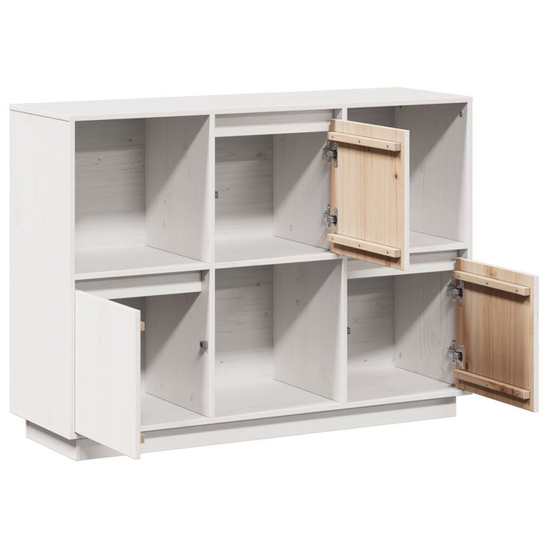 Harel 110.5cm Solid Wood Sideboard, White