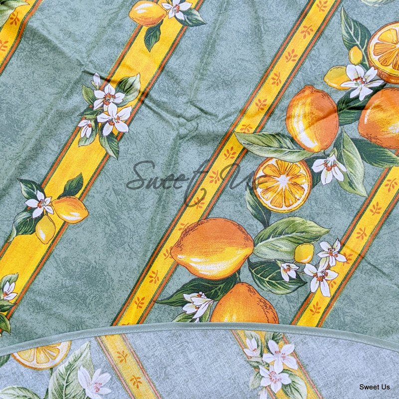 Nappe lavable, style franÃ§ais, Vert