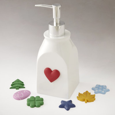 Seasonal Lotion Dispenser with Silver Pump