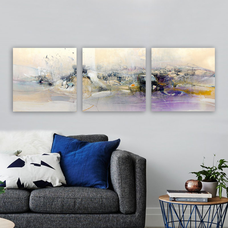 Ensemble de 3 toiles tendues