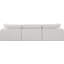 Canapé modulaire en lin de 119 po Hisamuddin-87149691