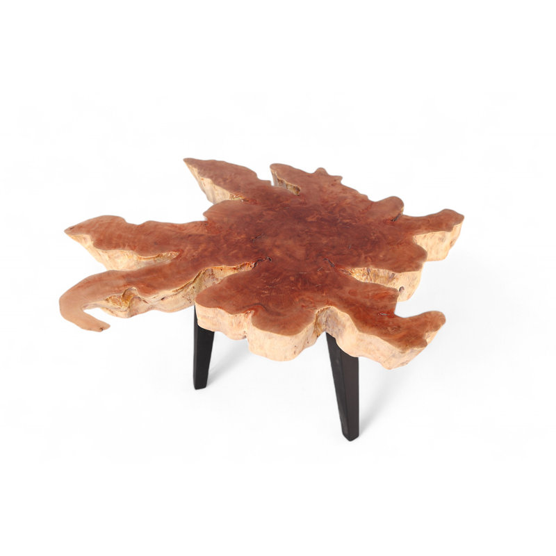 Solid Wood Top Single Coffee Table