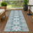 Machine Washable Indoor/Outdoor Chantille ACN2759 Americana Rug-1853568843-1853568887