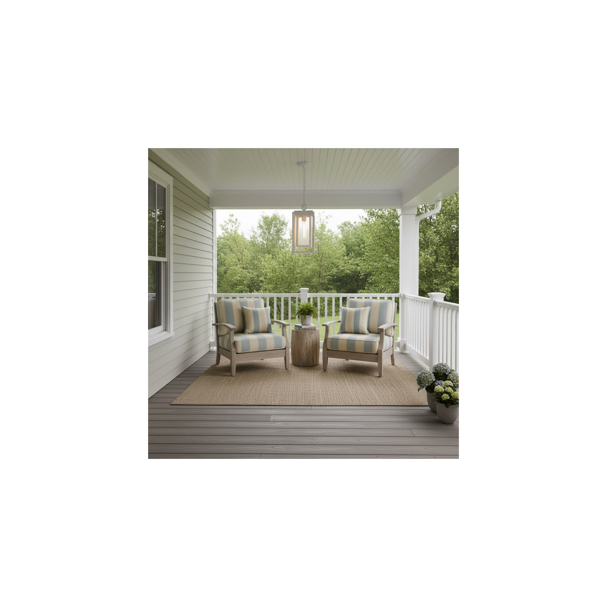 Seeded Outdoor Pendant