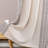 Kidist Linen Semi-Sheer Rod Pocket Curtain Pair-1995237555-1963855535