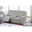 Ensemble de salon moderne 2 pièces 1 causeuse 1 fauteuil inclinable en velours côtelé avec accoudoirs rembourrés avec dossier en bois de frêne