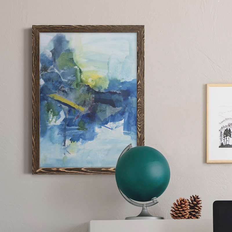 Toile encadrée de qualité supérieure Skyward Bound II - prête à être accrochée, Noyer, H 38 po x l 28 po x P 1 po