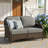 53'' Wide Straight Wicker Loveseat with Cushions