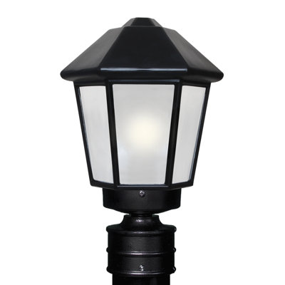 Tête de lanterne câblée à 1 lumière H 13,75 po Donnie