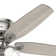 Builder Low Profile 52" 5 - Blade Flush Mount Ceiling Fan with Lights and Pull Chains