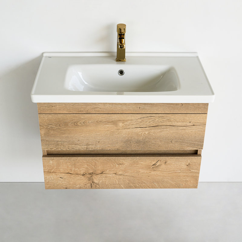 Meuble-lavabo en hêtre 32 po Babylone Santa