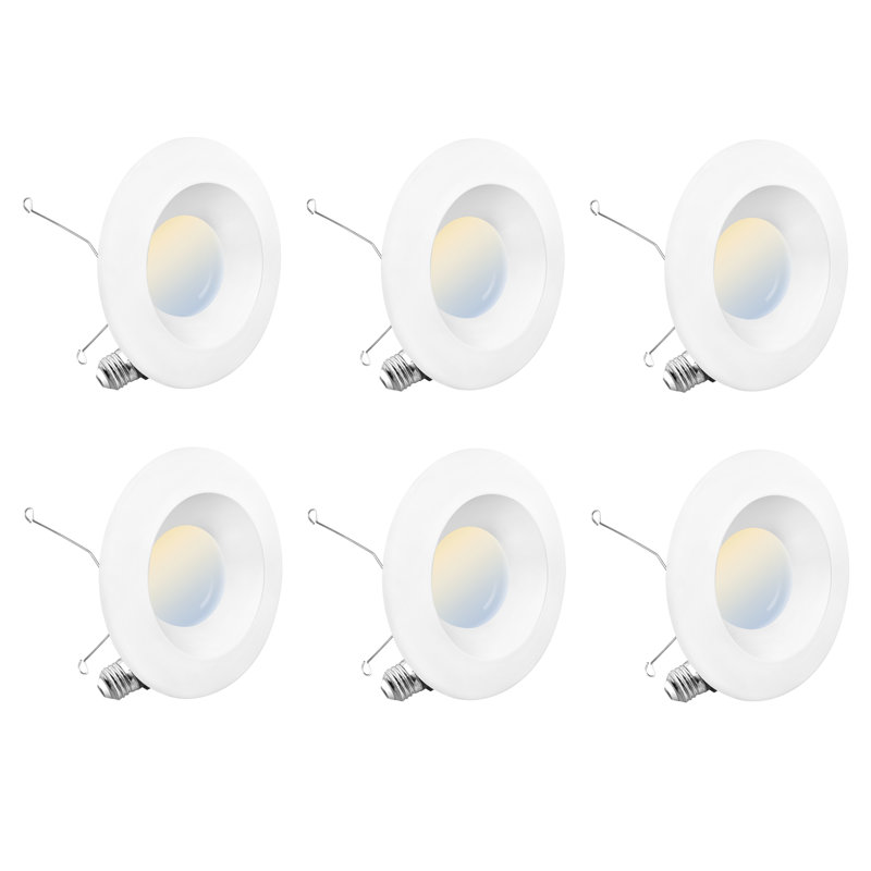Éclairage à DEL rétroéclairé 5 po / 6 po, 12 W, sélectionnable 3CCT, à intensité variable