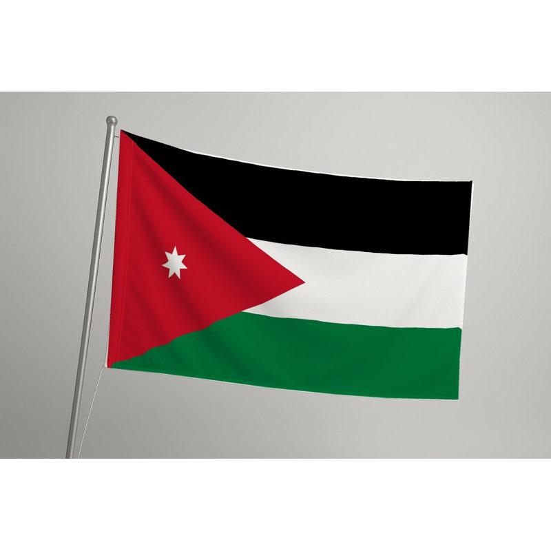 Drapeau jordanien — Drapeau d'extérieur