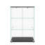 Vitrine moderne en verre avec lumières DEL