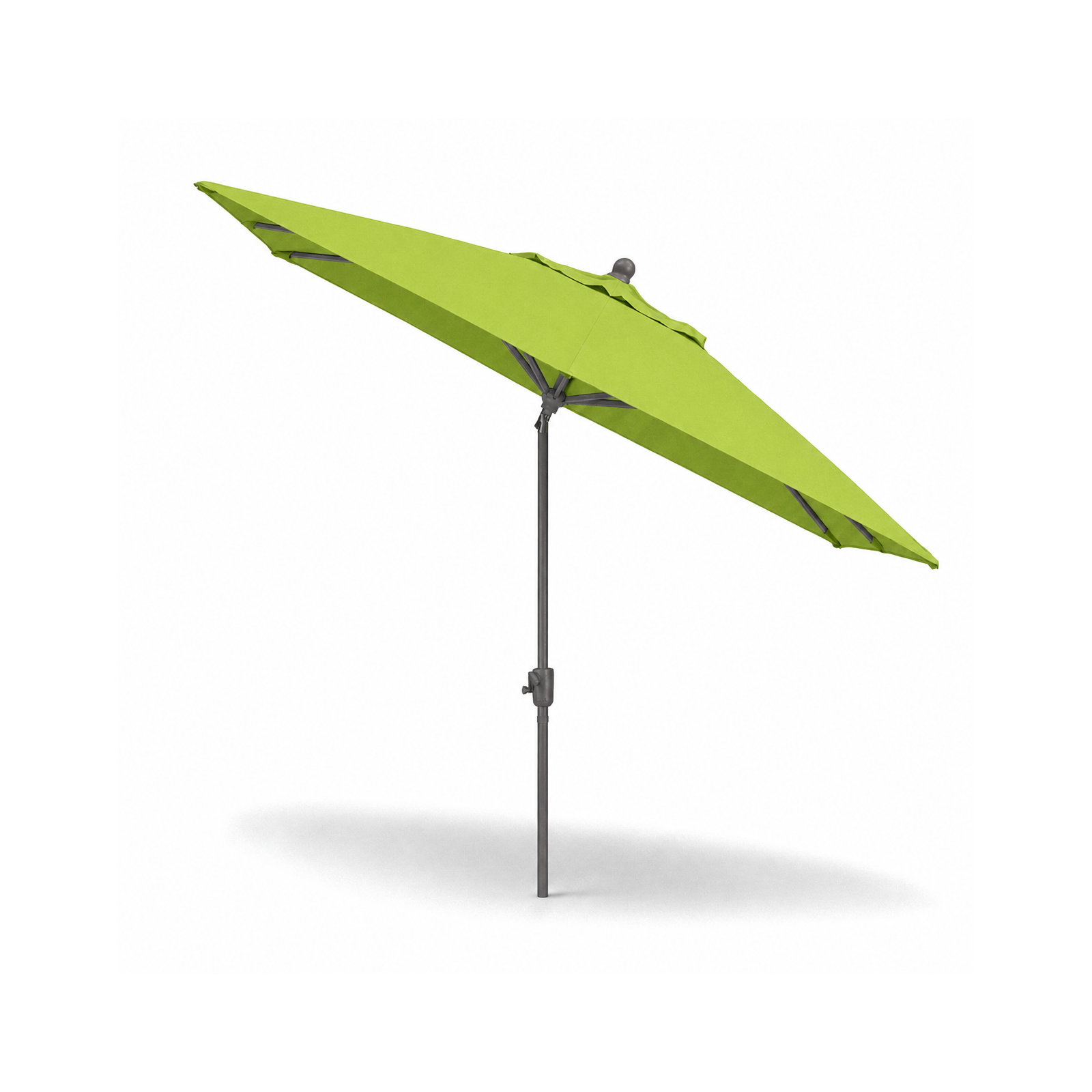 Olivier 116.7'' Outdoor Umbrella, Starring Gray, Canvas Macaw Sunbrella® Canvas