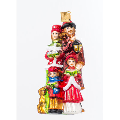 Ornement figurine suspendue caroles