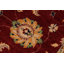 Tapis rouge / noir en laine noué à la main 9 pi 1 po x 11 pi 9 po Dorn