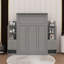 Grand lit escamotable avec tablettes, tiroirs et DEL-809206418