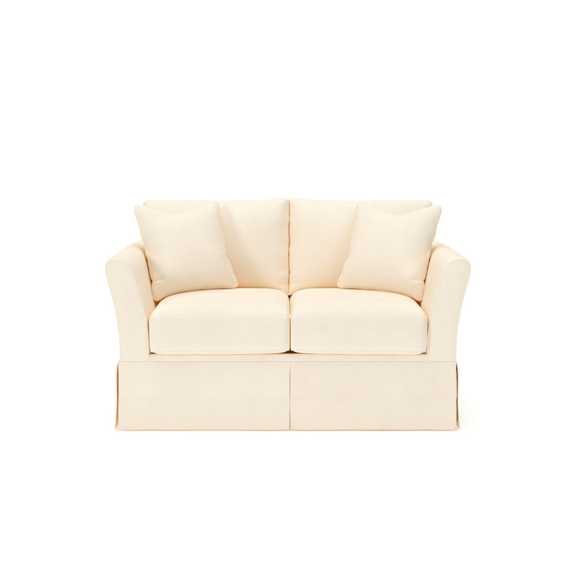 Shelby 60'' Upholstered Sofa, Bayou Natural Canvas