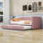 Naqeeb Twin Size Linen Daybed with Twin Size Trundle-62034407