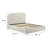 Barella Curved Upholstered Platform Bed-101181372-101181376
