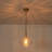  1 - Light Dimmable Single Glass Pendant Light-1348623586