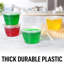 Gobelets jetables transparents jetables simples avec couvercle