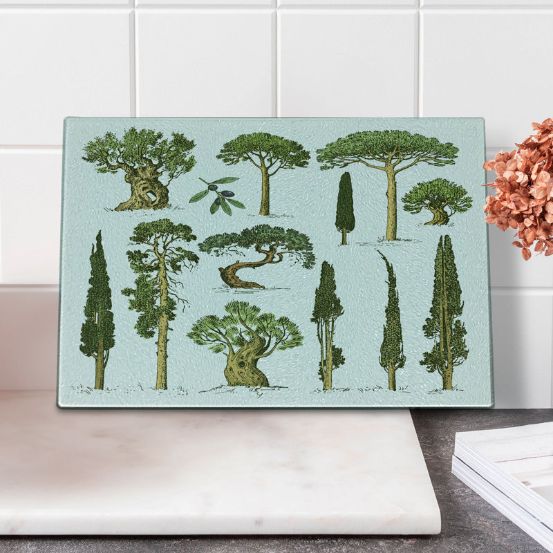 Planche à découper en verre trempé Ambesonne