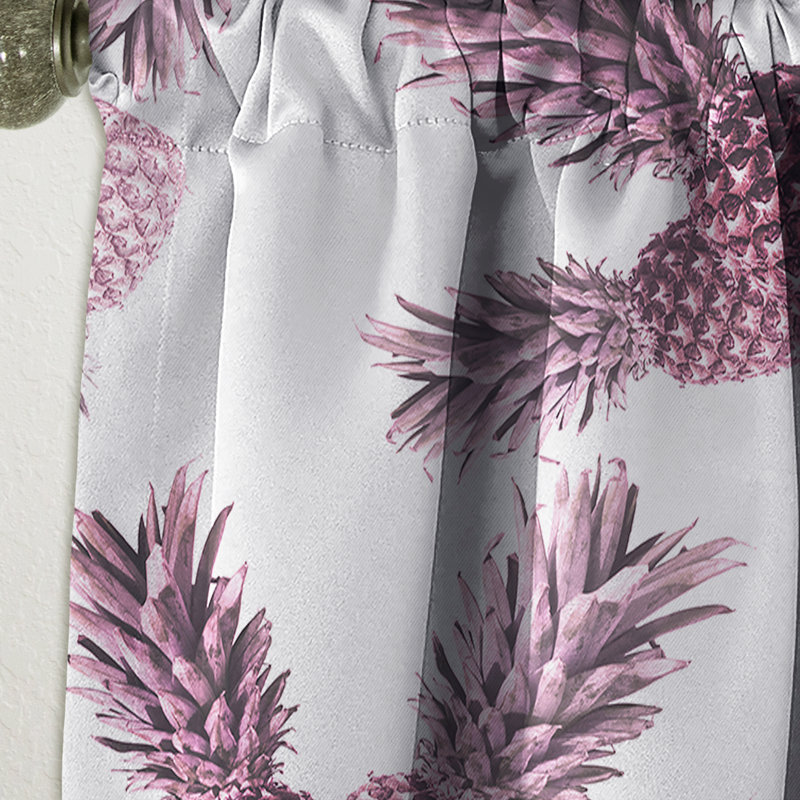Rideau simple occultant Pineapple Summer Bliss III, L 52 po x L 108 po