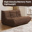 Fireside Couch, Modern Teddy Velvet Fabric Bean Bag Chair, Premium Sofas Couch, Corner Floor Sofa, Lazy Chairs Sofa for Living Room/Bedroom/Salon/Office-1721791722-1732119250