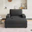 Chaise longue avec repose-pieds avec rangement, canapé-lit avec porte-gobelets et port de chargement USB-1421993466
