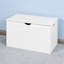 Spacieuse armoire de rangement blanche à dessus relevable - Cacher les couvertures, les oreillers et les vêtements supplémentaires 2 charnières polyvalentes avec une entrée, une chambre à coucher et un salon idéaux
