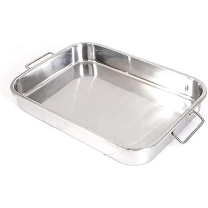 Belfry Kitchen Rhine Non-Stick Stainless Steel Roasting Pan