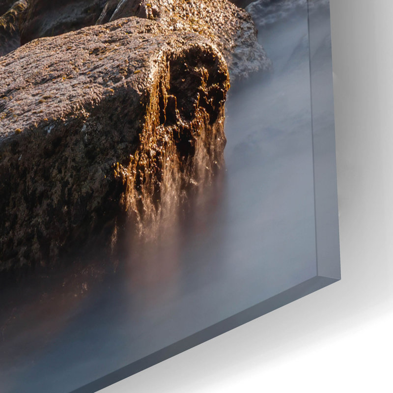  «Chicago On The Rocks» par Epic Portfolio, art mural en verre acrylique, 16 po x 12 po