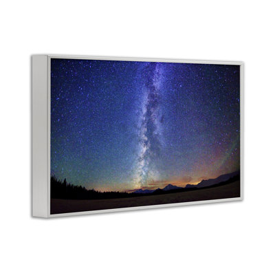 Giclée encadrée d'étoiles sur la Terre, voie Royale Bair