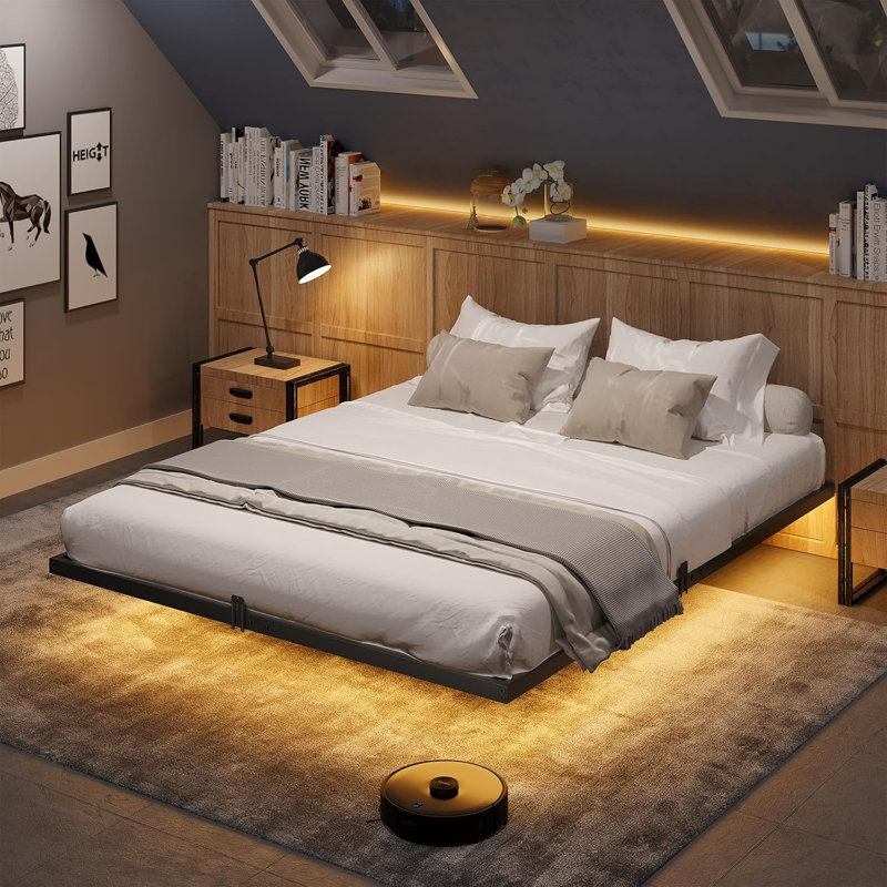 Isamari Metal Open-Frame Bed, Queen