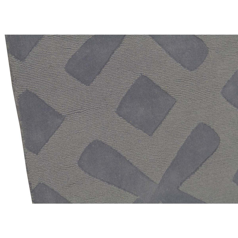 Wool Geometric Indoor Rug, Rectangle 7'7" x 9'3"