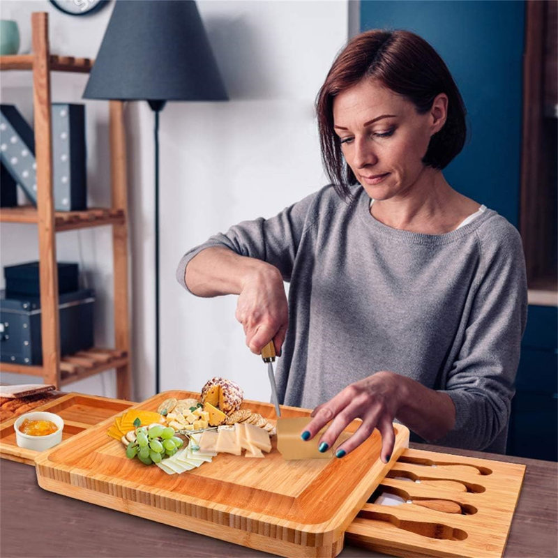 Union Rustic Bamboo Cheese Board