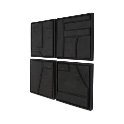 Alva Wall Sculpture-Set Of 4