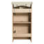 Lavabo pour armoire de salle de bain de 18 pouces - construction, grand rangement autoportant avec chêne, tablette spacieuse