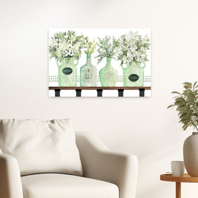 Shades of Celadon, art floral