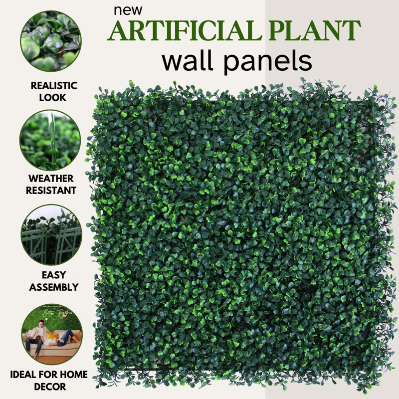 50cm H x 50cm W Polyester Fence Panels Included